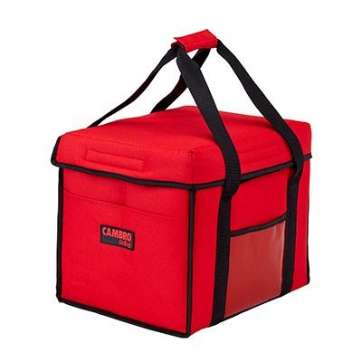 DELIVERY BAG 15"X12"X12" RED