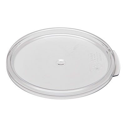 COVER FOR ROUND CONTAINER 2 AND 4 QT CLEAR