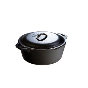 LODGE LOGIC 7QT - 12" WITH COVER AND LOUP