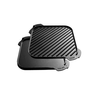LODGE GRIDDLE REVERSIBLE 10.5" X 10.5"