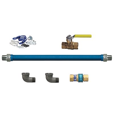 GAS CONNECTOR KIT W / QUICK-DISCONNECT 3 / 4"X36"