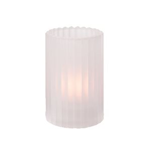 TABLE LAMP SATIN CRYSTAL VERTICAL RODS