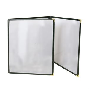 DELUXE TRIPLE FOLD OUT BLACK 81 / 2"X 11"
