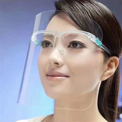 PROTECTIVE FACE SHIELD - GLASS STYLE
