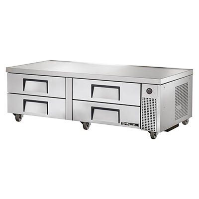 TRUE CHEF BASE 72" 110V WITH S / S DRAWERS