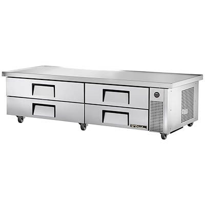 TRUE CHEF BASE 84" 110V WITH S / S DRAWERS