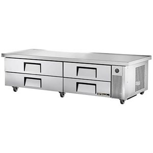 TRUE CHEF BASE 86" 110V WITH S / S DRAWERS