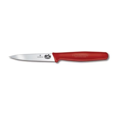 PARING KNIFE 3 1 / 4" RED HANDLE