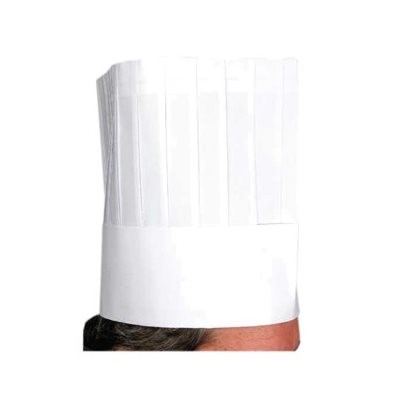 DISPOSABLE CHEF HATS 9" (10 / PK)